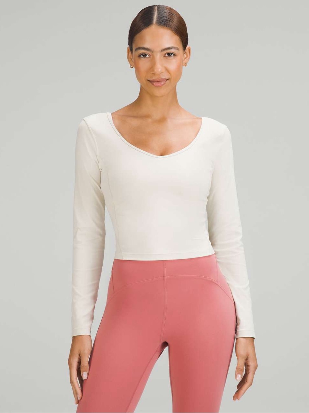 Lululemon Align V-Neck Cropped Longsleeve size small